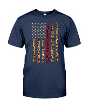 Leopard Red Line Shirt Classic T-Shirt tile