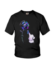 Rose Never Give Up Suicide Awareness Shirt Youth T-Shirt thumbnail