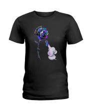 Rose Never Give Up Suicide Awareness Shirt Ladies T-Shirt thumbnail