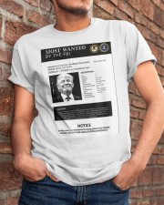 Trump Poster Most Wanted By The Fbi Notice Shirt Classic T-Shirt apparel-classic-tshirt-lifestyle-26