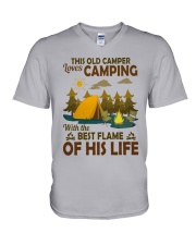 This Old Camper Love Camping With Best Flame Shirt V-Neck T-Shirt thumbnail