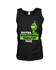 Grinch Resting Occupational Therapist Face Shirt Unisex Tank thumbnail