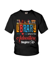 Library Where The Adventure Begins Shirt Youth T-Shirt thumbnail