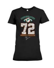 Undefeated 1972 17 0 72 Perfect Season Shirt Premium Fit Ladies Tee thumbnail