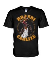 Brandi Carlile Rodeo Crest Shirt V-Neck T-Shirt thumbnail