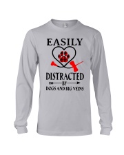 Easily Distracted By Dogs And Big Veins Shirt Long Sleeve Tee thumbnail