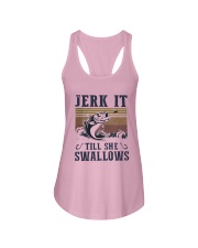 Vintage Fish Jerk It Till She Swallows Shirt Ladies Flowy Tank thumbnail