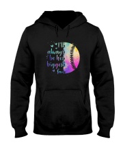 Softball I'll Always Be Her Biggest Fan Shirt Hooded Sweatshirt thumbnail