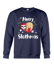 Christmas Merry Slothmas Shirt Crewneck Sweatshirt thumbnail