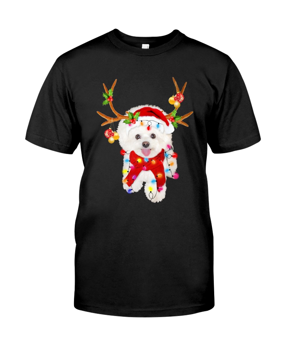 Bichon Frise Gorgeous Reindeer Shirt Classic T-Shirt