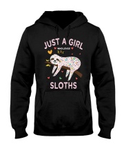 Just A Girl Who Loves Sloths Shirt Hooded Sweatshirt thumbnail