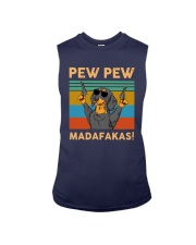 Vintage Dachshund Pew Pew Madafakas Shirt Sleeveless Tee thumbnail