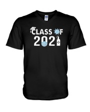 Covid 19 Class Of 2021 Shirt V-Neck T-Shirt thumbnail