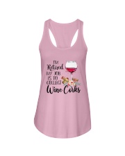 I'm Retired My Job Is To Collect Wine Corks Shirt Ladies Flowy Tank thumbnail