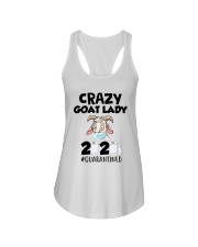 Crazy Goat Lady 2020 Quarantined Shirt Ladies Flowy Tank thumbnail