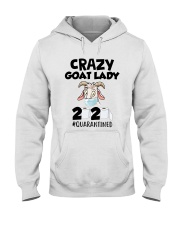 Crazy Goat Lady 2020 Quarantined Shirt Hooded Sweatshirt thumbnail