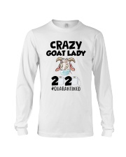 Crazy Goat Lady 2020 Quarantined Shirt Long Sleeve Tee thumbnail