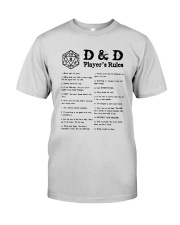 D D Player's Rules Shirt Premium Fit Mens Tee thumbnail