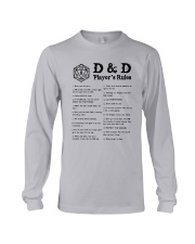 D D Player's Rules Shirt Long Sleeve Tee thumbnail