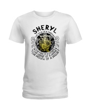 Sheryl The Soul Of A Mermaid The Fire Shirt Ladies T-Shirt thumbnail