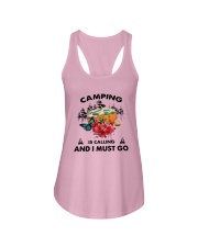 Camping Is Calling And I Must Go Shirt Ladies Flowy Tank thumbnail