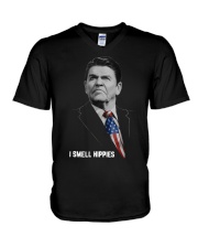 I Smell Hippies Shirt V-Neck T-Shirt thumbnail