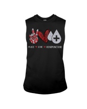 Peace Love Venipuncture Shirt Sleeveless Tee thumbnail