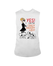 Yes I Am The Crazy Snoopy Lady Shirt Sleeveless Tee thumbnail