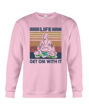 Vintage Yoga Life Get Om With It Shirt Crewneck Sweatshirt thumbnail