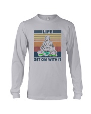 Vintage Yoga Life Get Om With It Shirt Long Sleeve Tee thumbnail