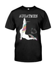 Unicorn Ausatmen Shirt Premium Fit Mens Tee thumbnail