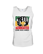 Pretty Black And Educated School Social Shirt Unisex Tank thumbnail