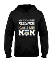 Floral Favorite Police Officer Calls Me Mom Shirt Hooded Sweatshirt thumbnail