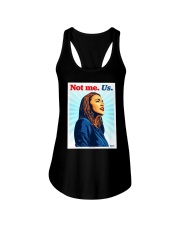 Aoc See Through Black Shirt Ladies Flowy Tank thumbnail