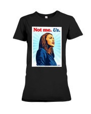 Aoc See Through Black Shirt Premium Fit Ladies Tee thumbnail