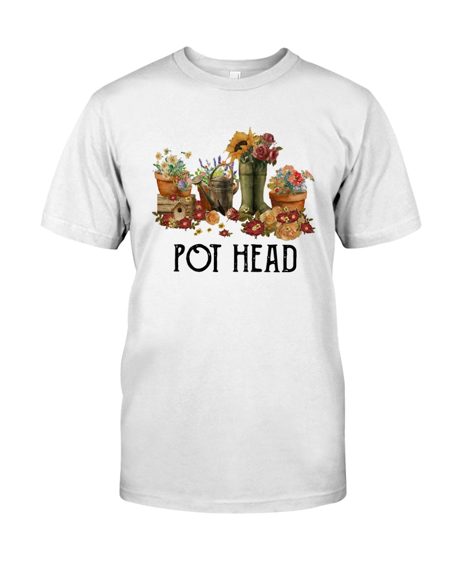 Garden Flower Pot Head Shirt Classic T-Shirt
