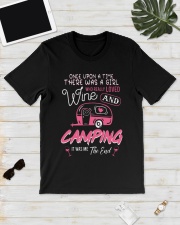 There Was Girl Who Really Loved Wine Camping Shirt Classic T-Shirt lifestyle-mens-crewneck-front-17