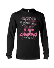 There Was Girl Who Really Loved Wine Camping Shirt Long Sleeve Tee thumbnail