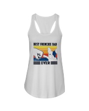 Vintage Best Frenchie Dad Ever Shirt Ladies Flowy Tank thumbnail