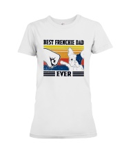Vintage Best Frenchie Dad Ever Shirt Premium Fit Ladies Tee thumbnail