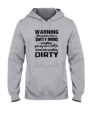 Warning This Person Has A Dirty Mind Shirt Hooded Sweatshirt thumbnail