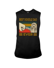 Vintage Best Doodle Dad Ever Shirt Sleeveless Tee thumbnail