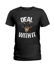 Trevor Bauer The Goat Deal With It Shirt Ladies T-Shirt thumbnail