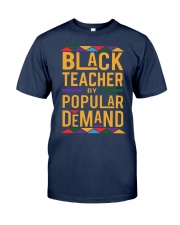 Black Teacher By Popular Demand Shirt Classic T-Shirt tile