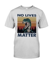 Vintage Dinosaurs No Lives Matter Shirt Premium Fit Mens Tee thumbnail