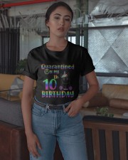 Unicorn Quarantined On My 10th Birthday Shirt Classic T-Shirt apparel-classic-tshirt-lifestyle-05