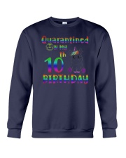 Unicorn Quarantined On My 10th Birthday Shirt Crewneck Sweatshirt thumbnail