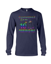 Unicorn Quarantined On My 10th Birthday Shirt Long Sleeve Tee thumbnail