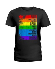 Science Is Real Black Lives Matter Shirt Ladies T-Shirt thumbnail