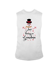 Snowman I Love Being A Grandma Shirt Sleeveless Tee thumbnail